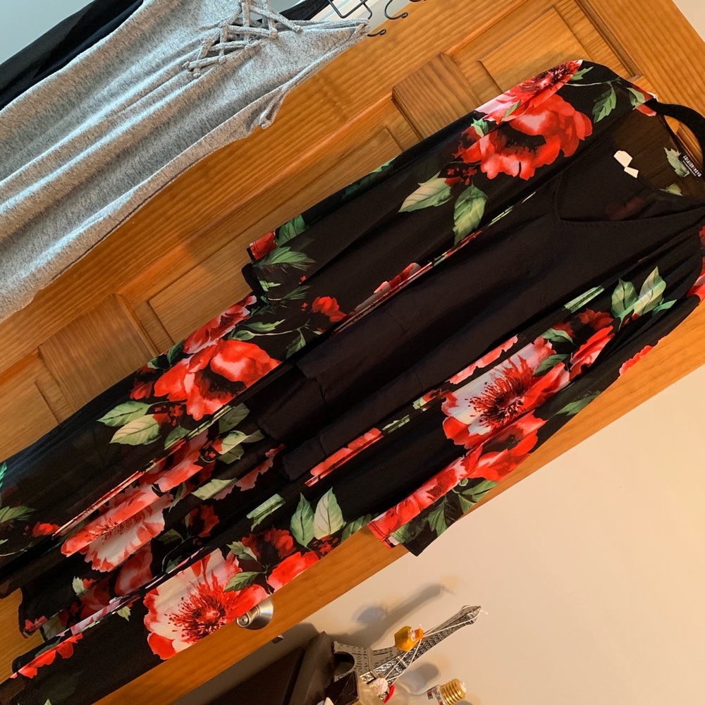 Fashion nova long jacket kimono